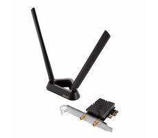 ASUS WiFi Adaptér PCIe PCE-BE92BT / Wi-Fi 7 / Bluetooth 5.4 / 2.4 GHz + 5.0 GHz + 6.0 GHz