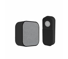 Solight 1L75B bezdrátový zvonek černá / dosah 180m / learning code / bateriový