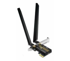TP-Link Archer TBE400E černá / Wi-Fi 7 Bluetooth 5.4 PCIe Adaptér / Tri-Band / 2.4GHz 688 Mbps / 5GHz 2882 Mbps / 6GHz 2