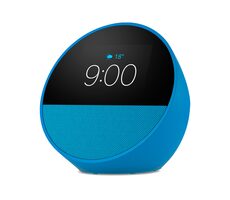Amazon Echo Spot 2024 modrá / Chytrý budík s úmělou inteligencí Alexa / Wi-Fi / BT / Jack