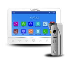 VERIA 8276B SET Videotelefon bílá + vstupní stanice VERIA 831 ze série VERIA 2-WIRE