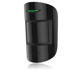 AJAX CombiProtect (8EU) ASP black / Bezdrátový kombinovaný detektor PIR + rozbití skla / PIR 12m
