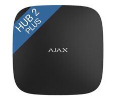 AJAX Hub 2 Plus (8EU/ECG) ASP black (38244) / Pokročilý centrální ovládací panel / 2x SIM LTE + Ethernet + Wi-Fi 