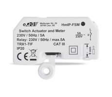 Homematic IP HmIP-FSM Spínací akční člen s měřením - 5A / skrytá montáž