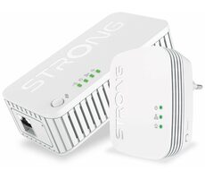 STRONG Powerline WF 1000 DUO MINI / Sada Powerline adaptérů / 1000Mbps / Wi-Fi 750Mbps / 1x LAN / 2ks