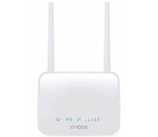 STRONG 4G LTE Router 350M bílá / 4G LTE Router / 2.4GHz - 300Mbps / 1x LAN / 1x SIM slot
