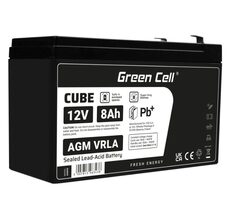 Green Cell AGM baterie 12V 8Ah
