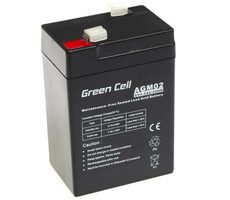 Green Cell AGM baterie 6V 4.5Ah