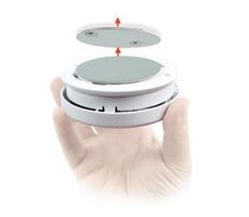 Nedis Lepicí páska detektoru stříbrná / Průměr: 70 mm / magnetická