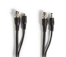 Nedis CCTV bezpečnostní kabel černá / BNC / DC / 50.0 m / Kulatý / PVC / Dárkový Box