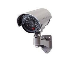 Nedis Atrapa bezpečnostní kamery šedá / Válcová / IP44 / Venkovní / Včetně držáku na zeď 