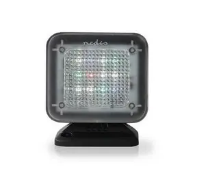 Nedis Simulátor TV vysílání černá / Napájení z USB / LED světla / 3W