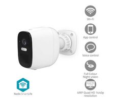 Nedis WIFICBO32WT / Chytrá venkovní kamera / Wi-Fi / SmartLife / 2560x1440 / IP66 