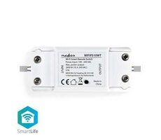 Nedis SmartLife Spínač / Wi-Fi / 2400 W / Svorkovnice / Aplikace ke stažení pro: Android & iOS