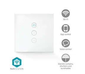 Nedis SmartLife Nástěnný vypínač bílá