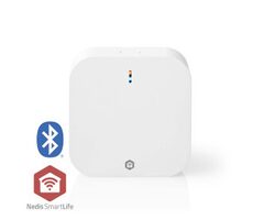 Nedis Brána SmartLife bílá / Bluetooth / Zigbee 3.0 / 50 Zařízení / Síťové napájení / Android & iOS 