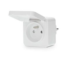 Nedis SmartLife Chytrá Zásuvka / Zigbee 3.0 / IP44 / Měřič výkonu / 3680 W / Android & iOS 