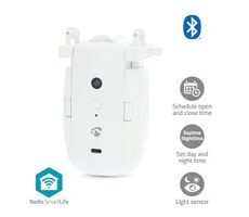 Nedis Záclonový robot bílá / USB / SmartLife / 4000 mAh / Bluetooth