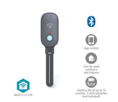 Nedis SmartLife Soil Moisture Meter / Bluetooth / Battery Powered / IP55 / 0 - 100 / Android & iOS