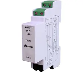 Shelly PRO 3EM-3CT63/ Elektroměr / 1xRJ45 / paměť 16MB / WiFi / Bluetooth.