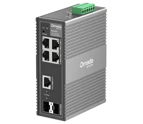 TP-Link Omada IES206G / Switch / 4x GLAN / 1x Gigabit RJ45/SFP Combo / 1x SFP / IP40