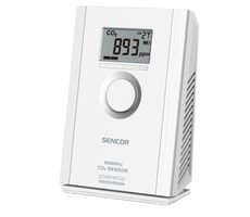 SENCOR SWS CO2 PRO bílá / Bezdrátový senzor koncentrace CO2