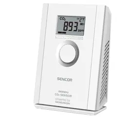 SENCOR SWS CO2 PRO bílá / Bezdrátový senzor koncentrace CO2