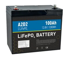 AVACOM LFA2-12V100C10-M8B3 / Baterie LiFePO4 / 12.8V / 100Ah / M8