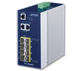 PLANET IGS-10080MFT / Switch průmyslový / 2x 2.5Gbps SFP / 6x 1G SFP / 2x GbE RJ-45