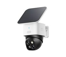 Anker eufy S340 bílá / Venkovní IP kamera se solárním nabíjením / 4K / 360° / Wi-Fi / microSD