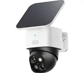 Anker Eufy SoloCam S340 bílá / Venkovní IP kamera se solárním nabíjením / 4K / 360° / Wi-Fi / microSD