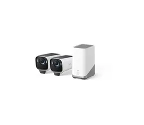Anker eufy S3 Pro bílá / Venkovní IP kamera se solárním nabíjením / 2x kamera + jednotka HomeBase 3 / 4K