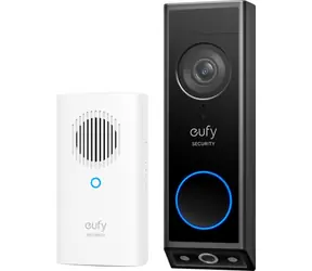 Anker eufy E340 černá / Domovní videozvonek s interní vyzváněcí jednotkou / 2K / microSD / Wi-Fi