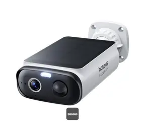 Baseus Security S1 Lite bílá / Venkovní kamera / solární napájení / 2304 x 1296 DPI / Úhel záběru 135° / Wi-Fi / IP67
