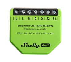 Shelly Dimmer Gen3 Stmívací modul / bez nutnosti neutrálního vodiče / WiFi / Bluetooth