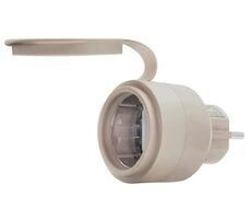 Shelly Outdoor Plug S Gen3 Chytrá venkovní zásuvka béžová / Wi-Fi / Bluetooth / měření spotřeby