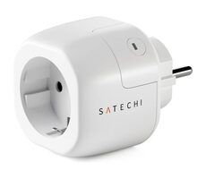 Satechi Homekit EU bílá / chytrá zásuvka / Wi-Fi / dálkové ovládání / Apple HomeKit