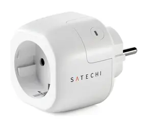 Satechi Homekit EU bílá / chytrá zásuvka / Wi-Fi / dálkové ovládání / Apple HomeKit