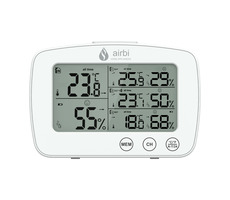 Rozbaleno - Airbi TRIO Bezdrátový teploměr s vlhkoměrem  / rozbaleno