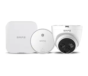 SAFE Starter Kit Fire Cam bílá / Sada pro včasnou detekci požáru s vizuální kontrolou / LAN / Wi-Fi / 2xSIM / 150 kanálů