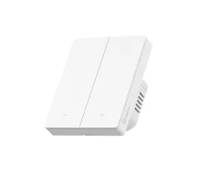 SONOFF SwitchMan Chytrý Nástěnný Vypínač M5 Matter / 2-tlačítka / 80 mm / bílá