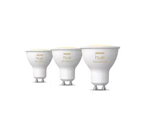 Philips Hue WA LED žárovka 4.2W sada 3ks / GU10 / 400lm / 2200K-6500K / IP20