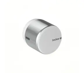Tedee GO2 (Stříbrný hliník / Bílý) + Evropský Adapter