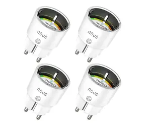 Nous A1T WiFi Smart Zásuvka s Tasmota firmwarem do 10 A 4ks