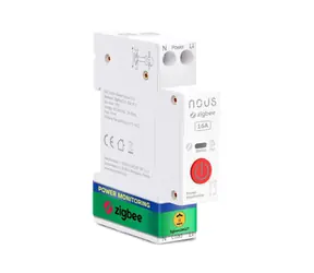 Nous D1Z Zigbee DIN Smart Spínací Modul 16A / 1 kanál / s měřením spotřeby