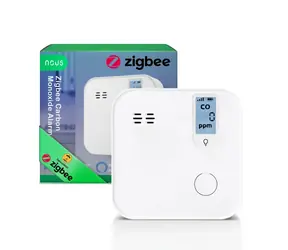 Nous E12 Zigbee detektor oxidu uhelnatého CO