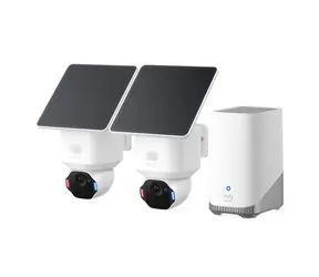 Anker eufy E42 bílá / HomeBase 3 + 2x IP kamera se solárním nabíjením / 360° / noční vidění / microSD / Wi-Fi / 4k