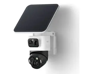 Anker eufy S4 bílá / Venkovní IP kamera se solárním nabíjením / 360° / microSD / Wi-Fi / 4k