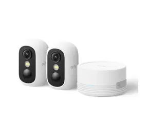 Anker eufy C35 bílá / HomeBase Mini + 2x IP kamera / 1080p / 130° / noční vidění / microSD / Wi-Fi