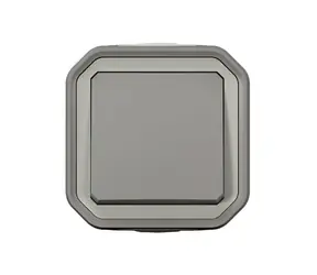 Legrand 069720L PLXN55 tlačítkový spínač / šedá